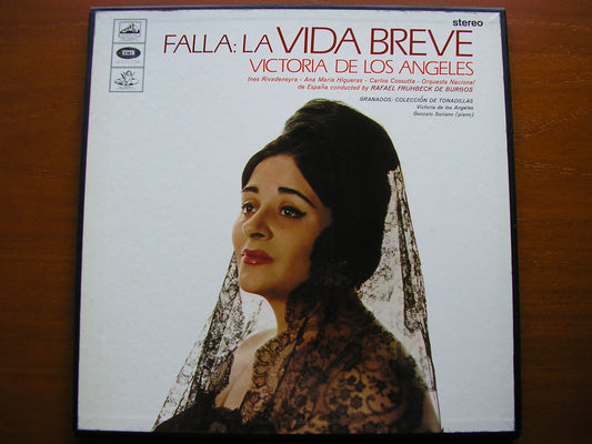 FALLA: LA VIDA BREVE / GRANADOS: COLECCION DE TONADILLAS   DE LOS ANGELES / COSSUTTA / HIGUERAS / SNO / DE BURGOS   SAN 157 - 8