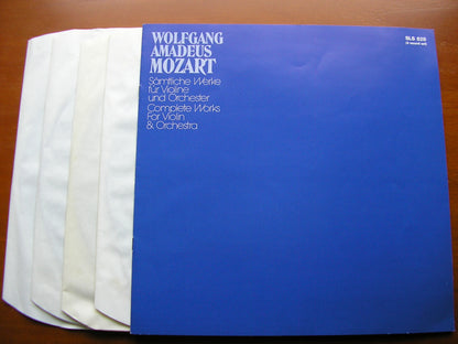 MOZART: THE COMPLETE WORKS FOR VIOLIN & ORCHESTRA   DAVID & IGOR OISTRAKH / BERLIN PHILHARMONIC   4 LP    SLS 828
