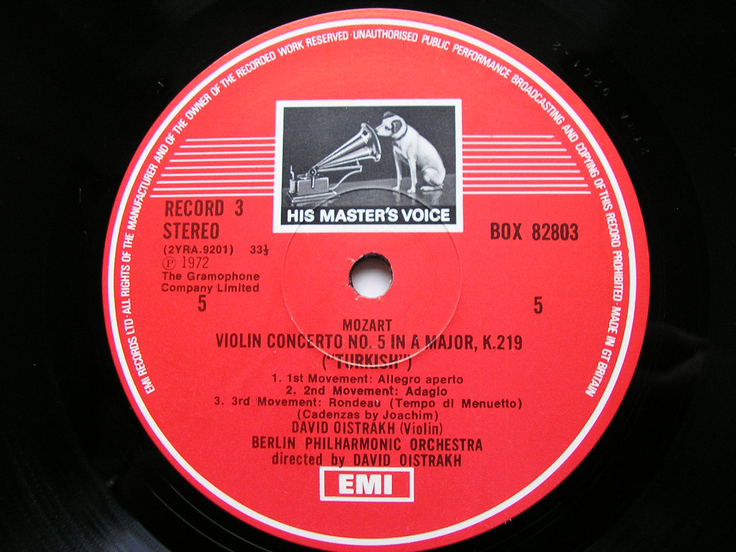 MOZART: THE COMPLETE WORKS FOR VIOLIN & ORCHESTRA   DAVID & IGOR OISTRAKH / BERLIN PHILHARMONIC   4 LP    SLS 828