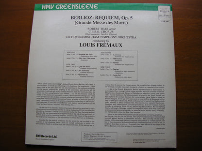 BERLIOZ: REQUIEM   TEAR / CITY OF BIRMINGHAM SYMPHONY / LOUIS FREMAUX   ESDW 718