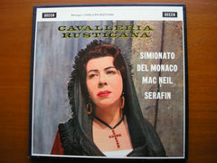 LEONCAVALLO: PAGLIACCI / MASCAGNI: CAVALLERIA RUSTICANA     DEL MONACO / SIMIONATO / Acc di SC / MOLINARI-PRADELLI / SERAFIN   SXL 2253 - 5