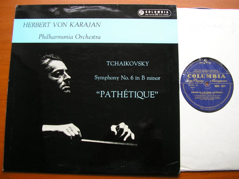 TCHAIKOVSKY: SYMPHONY No. 6 'Pathetique'    KARAJAN / PHILHARMONIA   33CX 1377