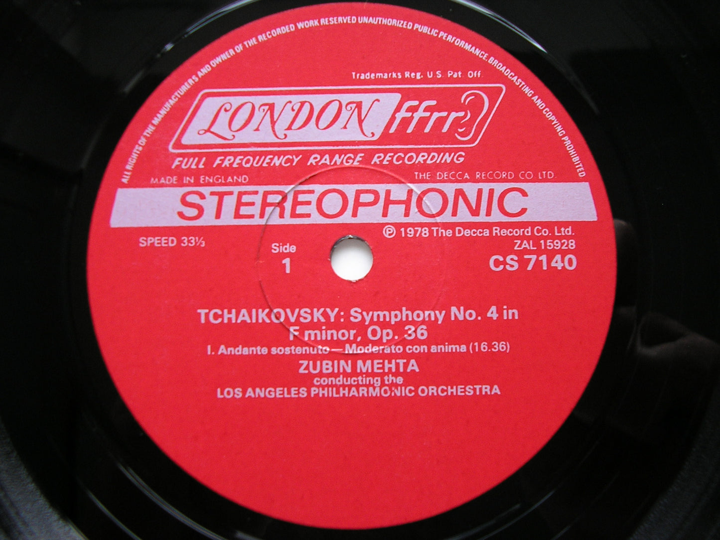 TCHAIKOVSKY: SIX SYMPHONIES   ZUBIN MEHTA / LOS ANGELES PHILHARMONIC    CSP 10