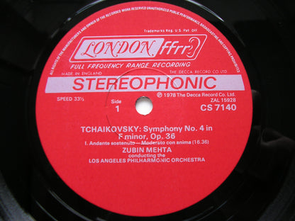 TCHAIKOVSKY: SIX SYMPHONIES   ZUBIN MEHTA / LOS ANGELES PHILHARMONIC    CSP 10