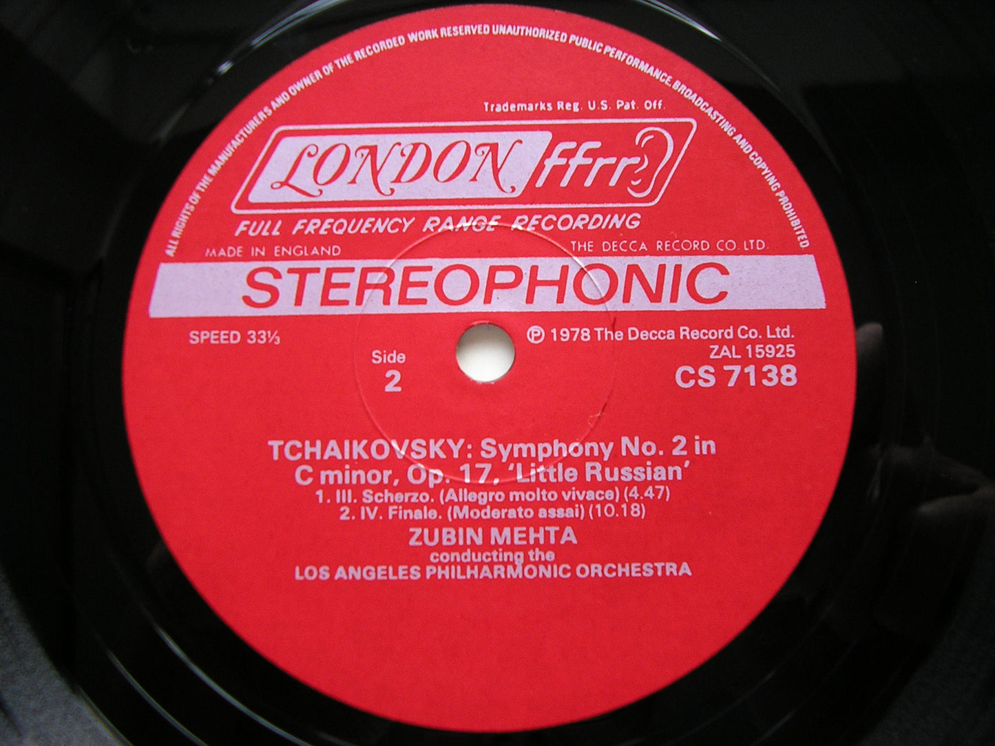 TCHAIKOVSKY: SIX SYMPHONIES   ZUBIN MEHTA / LOS ANGELES PHILHARMONIC    CSP 10