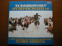 TCHAIKOVSKY: SYMPHONIES Nos. 1 - 6     ZUBIN MEHTA / LOS ANGELES PHILHARMONIC   D95D6
