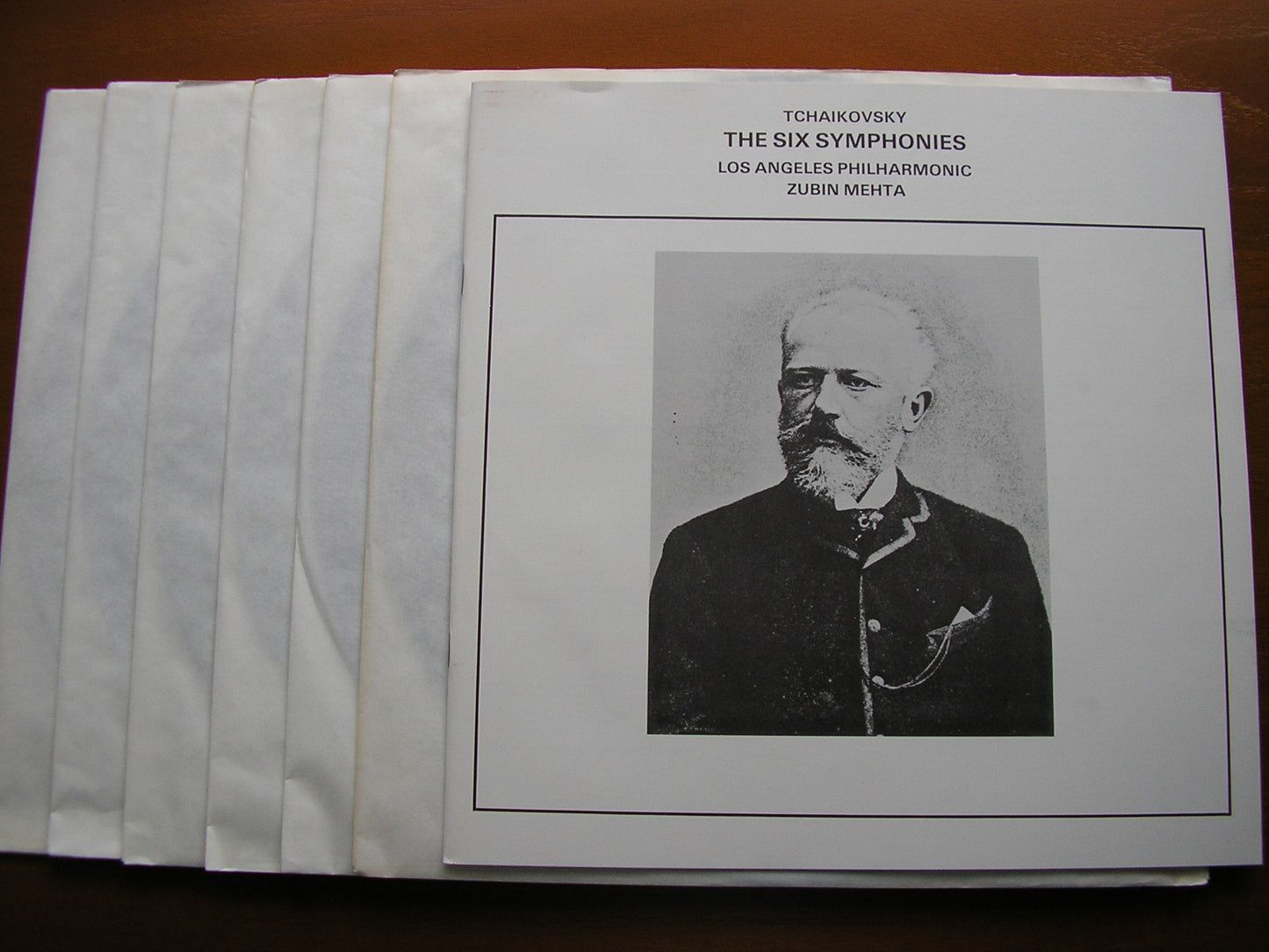 TCHAIKOVSKY: SYMPHONIES Nos. 1 - 6     ZUBIN MEHTA / LOS ANGELES PHILHARMONIC   D95D6
