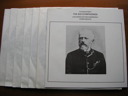 TCHAIKOVSKY: SYMPHONIES Nos. 1 - 6     ZUBIN MEHTA / LOS ANGELES PHILHARMONIC   D95D6