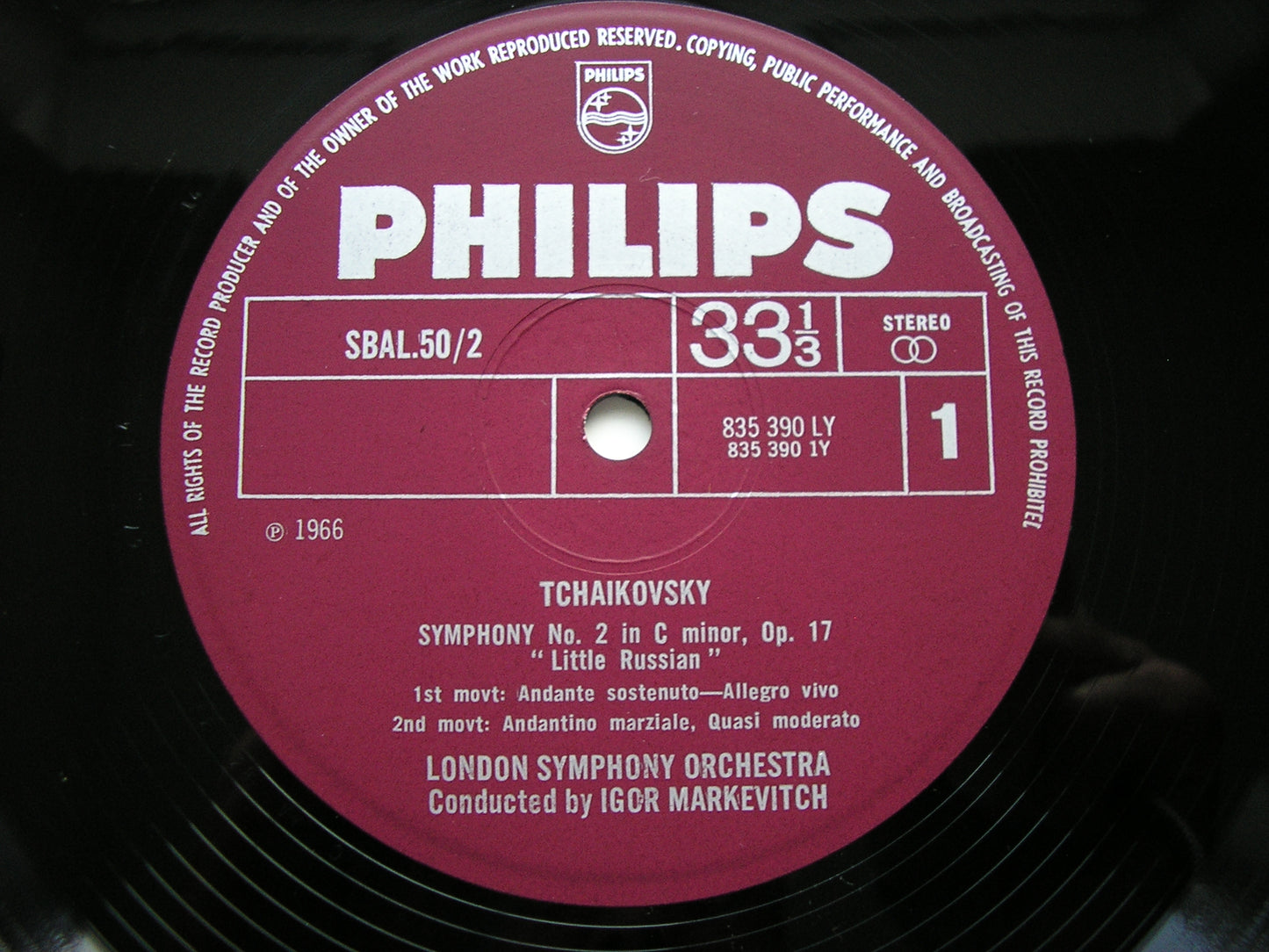 TCHAIKOVSKY: THE COMPLETE SYMPHONIES    MARKEVITCH / LONDON SYMPHONY  SBAL 50