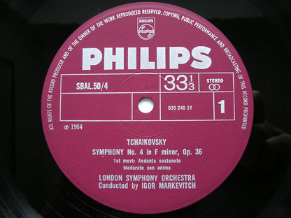 TCHAIKOVSKY: THE COMPLETE SYMPHONIES    MARKEVITCH / LONDON SYMPHONY  SBAL 50