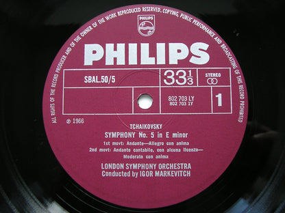 TCHAIKOVSKY: THE COMPLETE SYMPHONIES    MARKEVITCH / LONDON SYMPHONY  SBAL 50