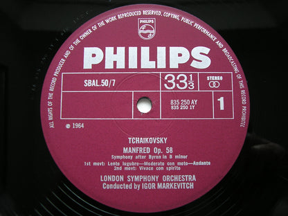 TCHAIKOVSKY: THE COMPLETE SYMPHONIES    MARKEVITCH / LONDON SYMPHONY  SBAL 50