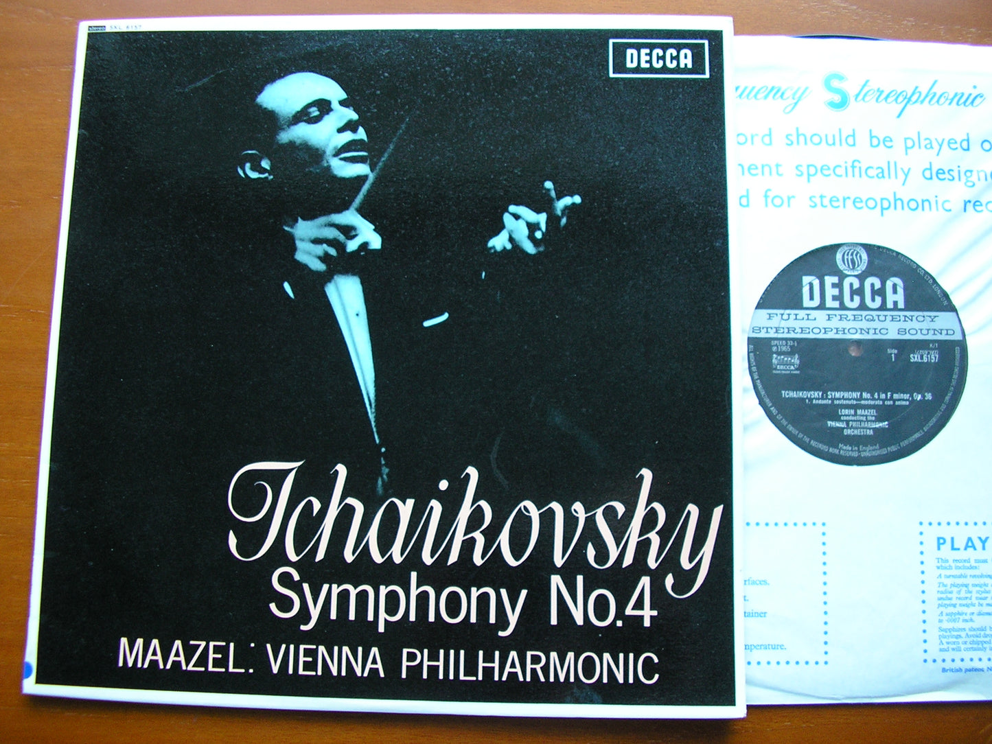 TCHAIKOVSKY: SYMPHONY No. 4   MAAZEL / VIENNA PHILHARMONIC   SXL 6157