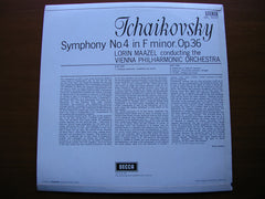 TCHAIKOVSKY: SYMPHONY No. 4   MAAZEL / VIENNA PHILHARMONIC   SXL 6157