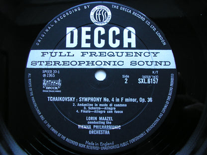 TCHAIKOVSKY: SYMPHONY No. 4   MAAZEL / VIENNA PHILHARMONIC   SXL 6157