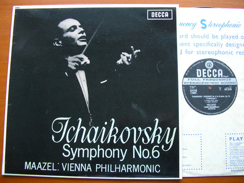 TCHAIKOVSKY: SYMPHONY No. 6  MAAZEL / VIENNA PHILHARMONIC   SXL 6164