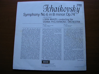 TCHAIKOVSKY: SYMPHONY No. 6  MAAZEL / VIENNA PHILHARMONIC   SXL 6164