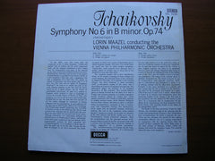 TCHAIKOVSKY: SYMPHONY No. 6  MAAZEL / VIENNA PHILHARMONIC   SXL 6164