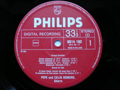 FAMOUS SPANISH DANCES    PEPE & CELIN ROMERO     6514 182