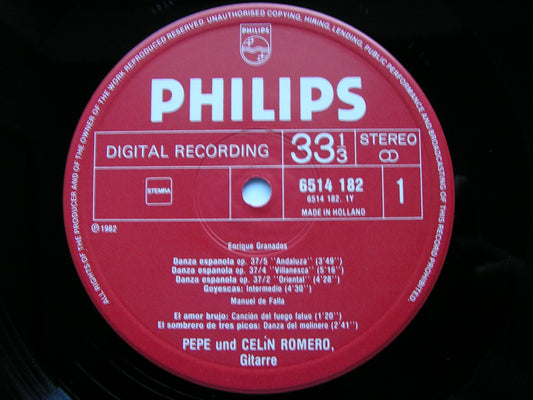 FAMOUS SPANISH DANCES    PEPE & CELIN ROMERO     6514 182