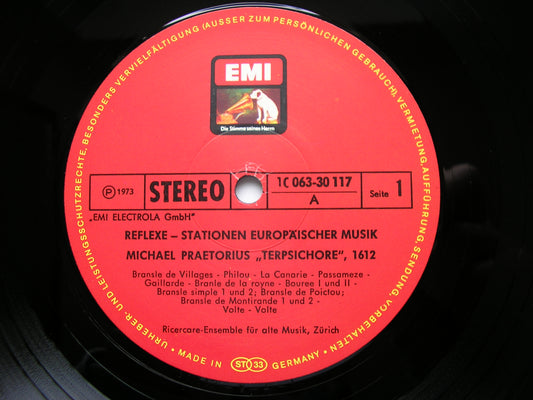 PRAETORIUS: DANCES FROM TERPSICHORE 1612     RICERCARE ENSEMBLE ZURICH    063 30 117