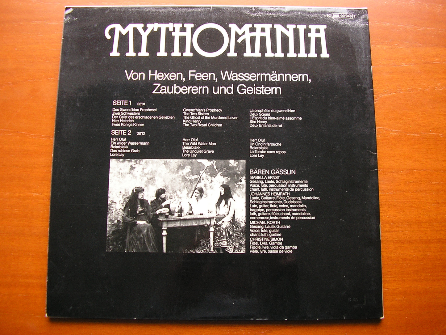 MYTHOMANIA   SONGS ON ANCIENT TEXTS & LEGENDS   BAREN GASSLIN  069 99 948