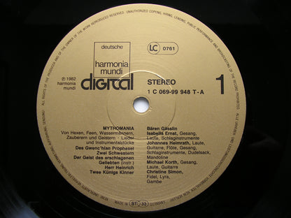 MYTHOMANIA   SONGS ON ANCIENT TEXTS & LEGENDS   BAREN GASSLIN  069 99 948