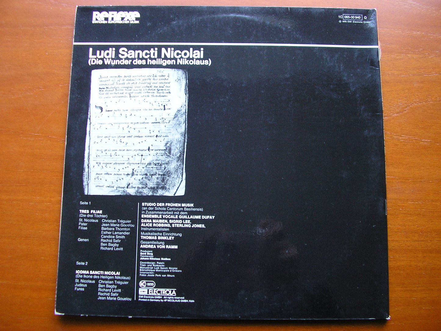 LUDI SANCTI NICOLAI    STUDIO DER FRUHEN MUSIK / BINKLEY    065 30 940