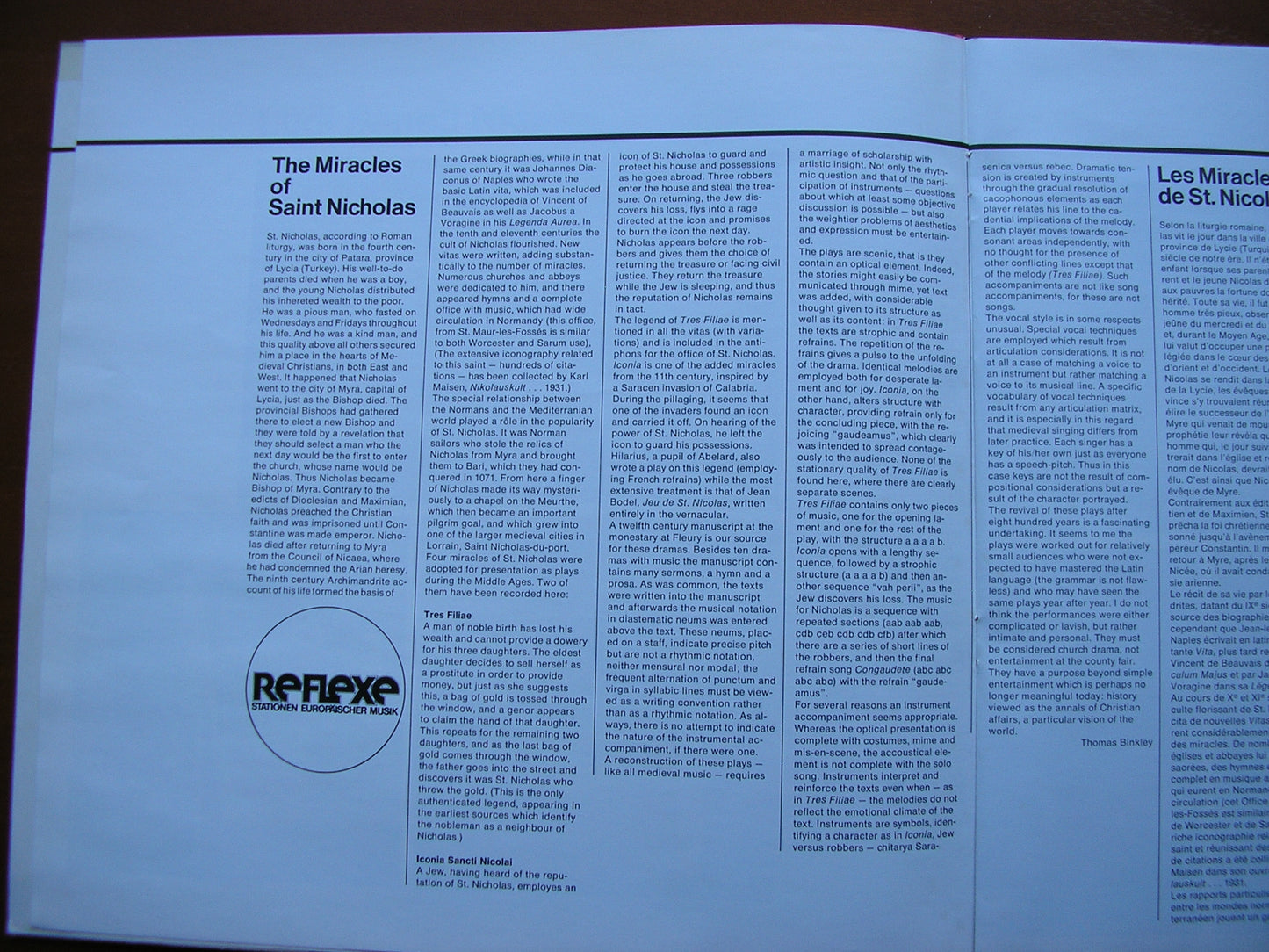 LUDI SANCTI NICOLAI    STUDIO DER FRUHEN MUSIK / BINKLEY    065 30 940