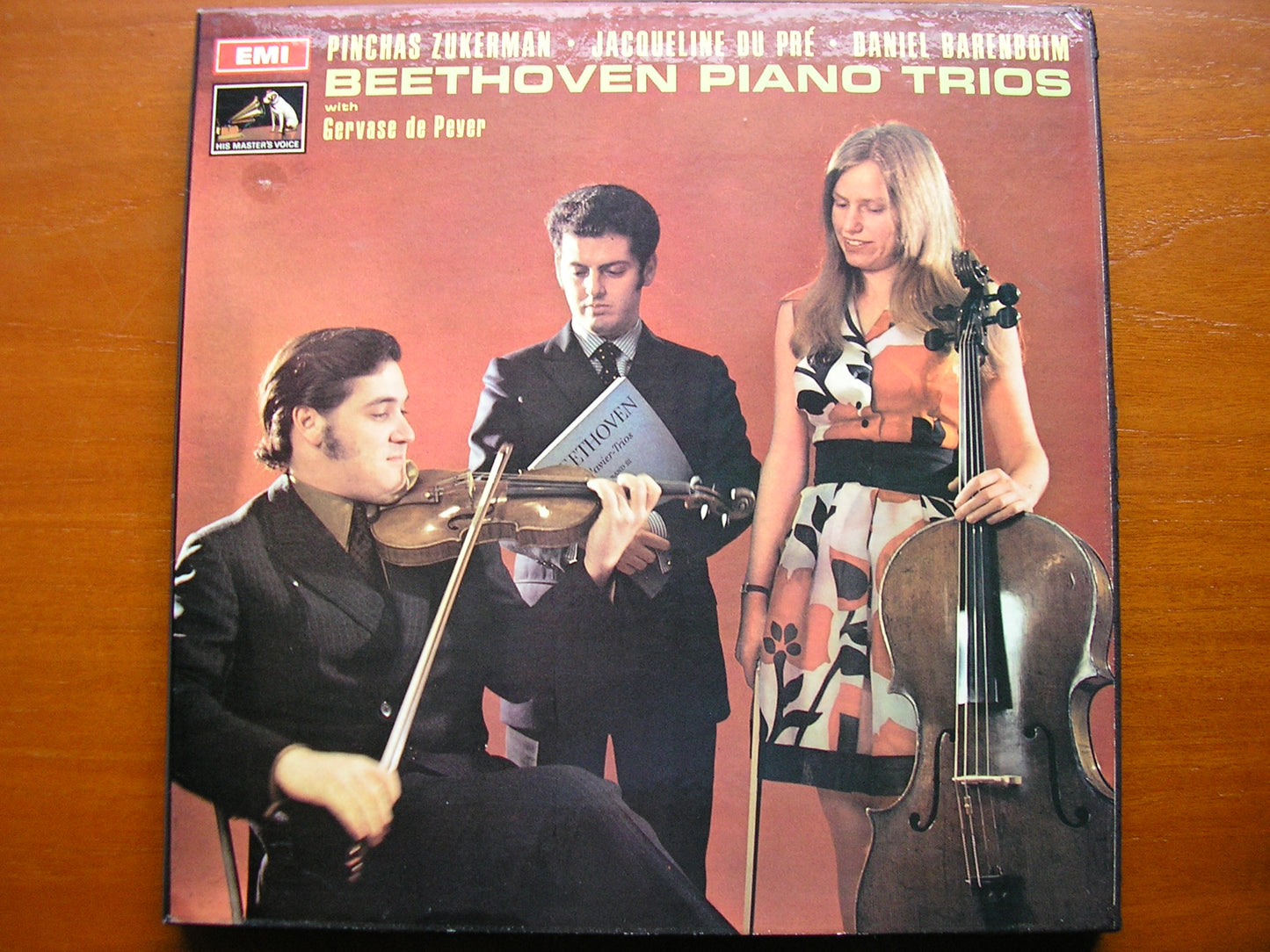 BEETHOVEN: THE PIANO TRIOS   DU PRE / BARENBOIM / ZUKERMAN    5 LP    SLS 789