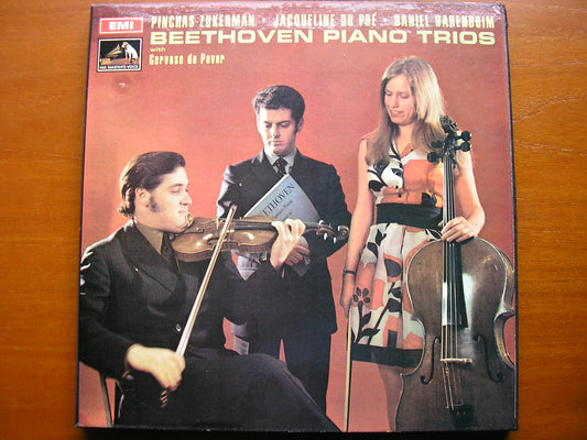 BEETHOVEN: THE PIANO TRIOS   DU PRE / BARENBOIM / ZUKERMAN    5 LP    SLS 789