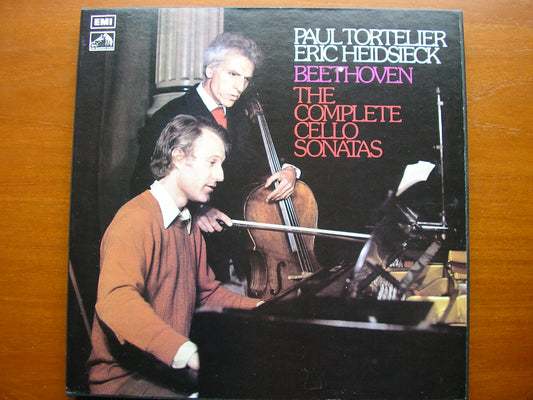 BEETHOVEN: THE CELLO SONATAS    TORTELIER / HEIDESIECK    2 LP   SLS 836