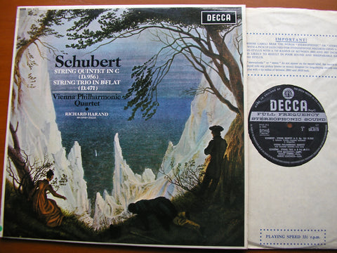 SCHUBERT: STRING QUINTET D956 / STRING TRIO D471 RICHARD HARAND / VPO QUARTET SXL 6173