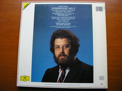 MAHLER: SYMPHONY No. 2 / LIEDER EINES FAHRENDEN GESELLEN  SOLOISTS / PHILHARMONIA / SINOPOLI   2 LP  415 959