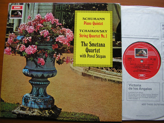 SCHUMANN: PIANO QUINTET / TCHAIKOVSKY: STRING QUARTET SMETANA QUARTET / PAVEL STEPAN ASD 2386