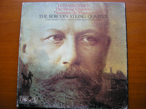 TCHAIKOVSKY: THE STRING QUARTETS BORODIN STRING QUARTET / TALALYAN / ROSTROPOVITCH SLS 889