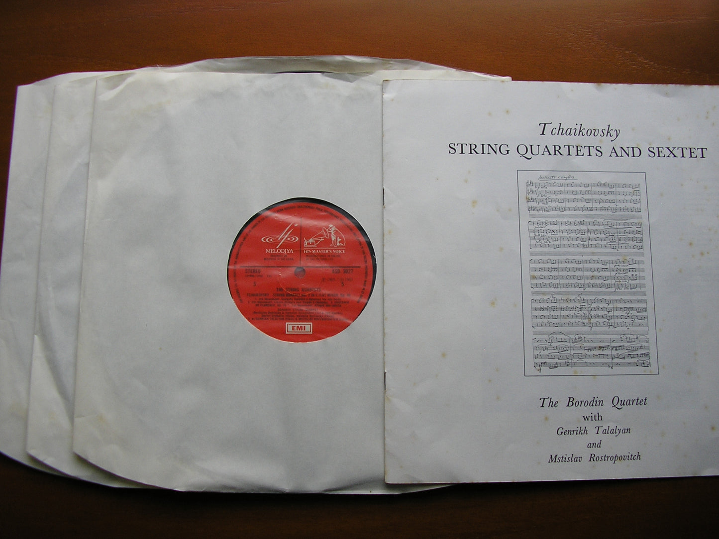 TCHAIKOVSKY: THE STRING QUARTETS BORODIN STRING QUARTET / TALALYAN / ROSTROPOVITCH SLS 889