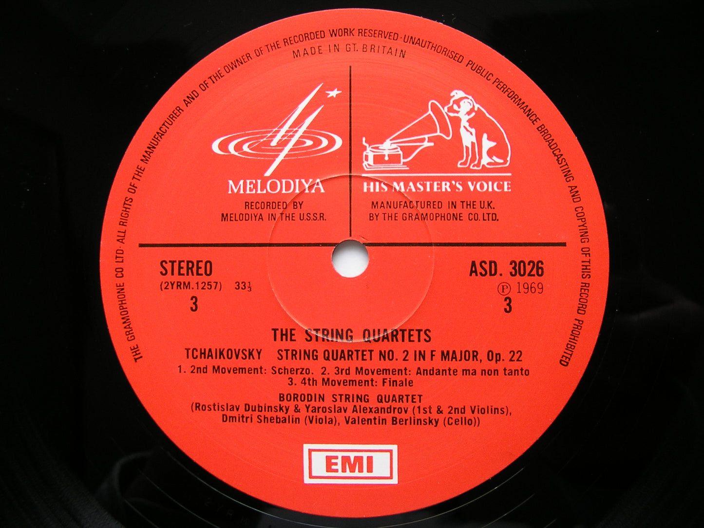 TCHAIKOVSKY: THE STRING QUARTETS BORODIN STRING QUARTET / TALALYAN / ROSTROPOVITCH SLS 889