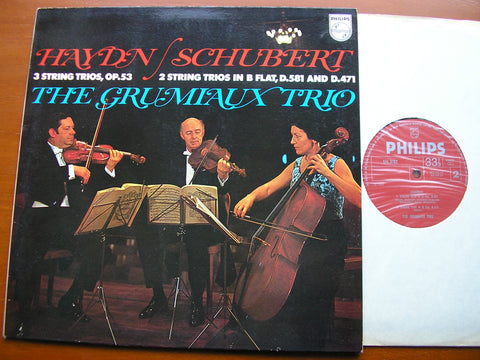 HAYDN: 3 STRING TRIOS / SCHUBERT: 2 STRING TRIOS  THE GRUMIAUX TRIO   SAL 3782