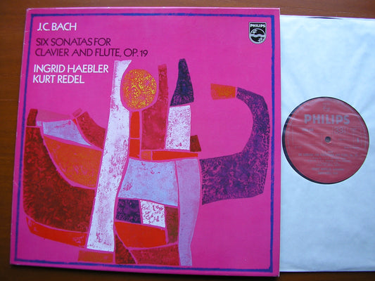 BACH, JC: SIX SONATAS FOR CLAVIER & FLUTE Op. 19   INGRID HAEBLER / KURT REDEL   6500 849