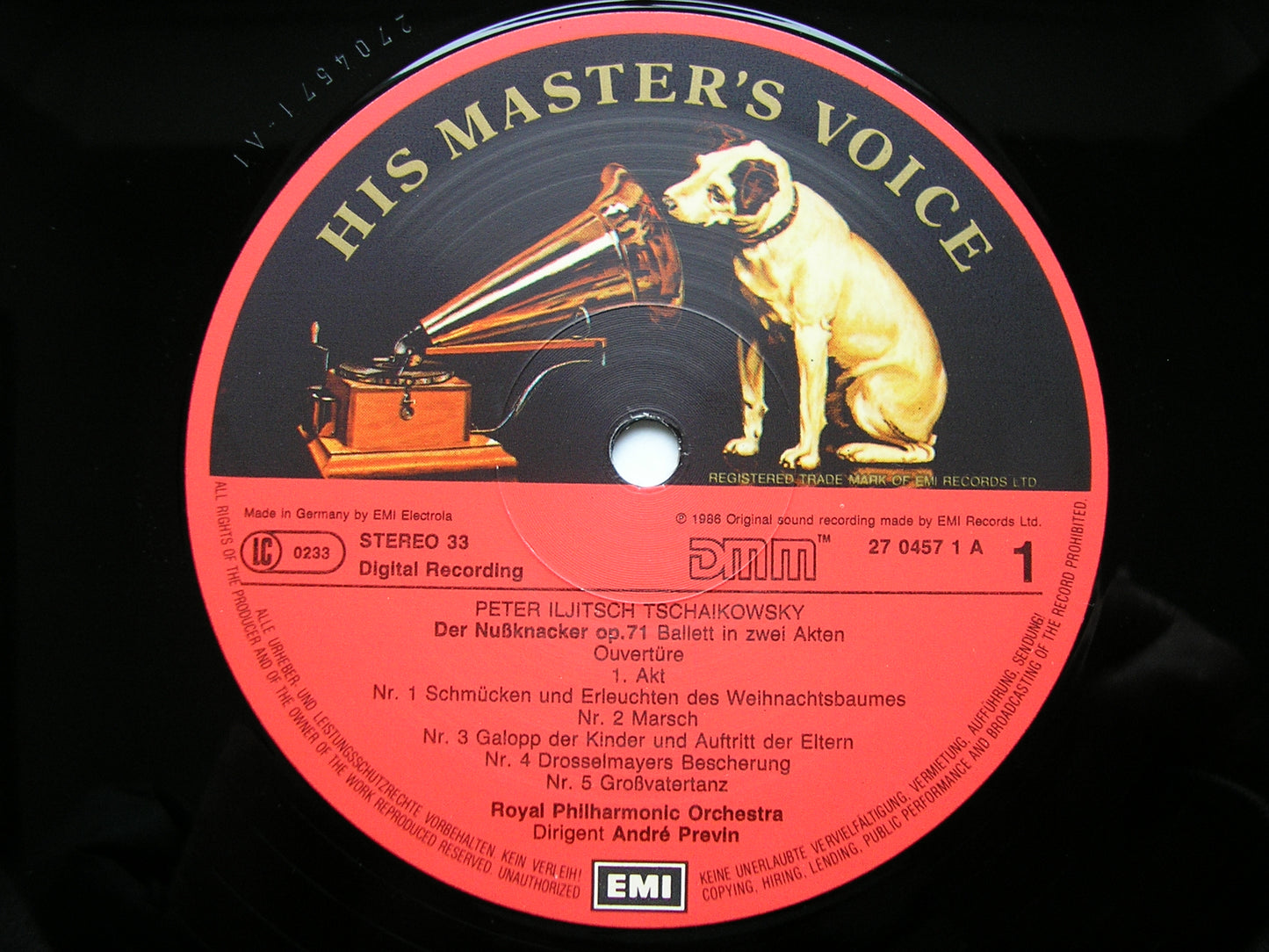 TCHAIKOVSKY: THE NUTCRACKER   PREVIN / ROYAL PHILHARMONIC ORCHESTRA  2 LP    270457