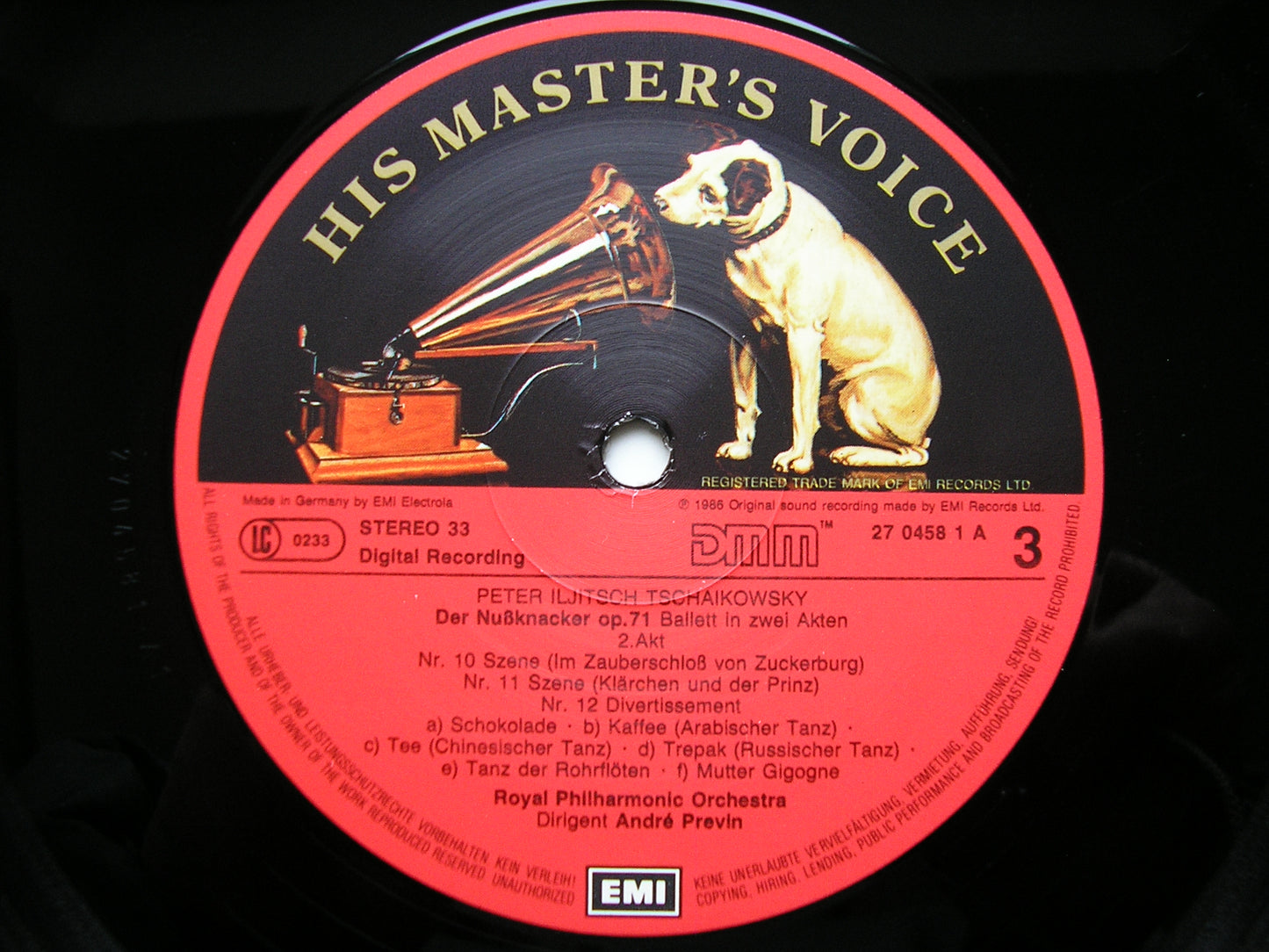 TCHAIKOVSKY: THE NUTCRACKER   PREVIN / ROYAL PHILHARMONIC ORCHESTRA  2 LP    270457