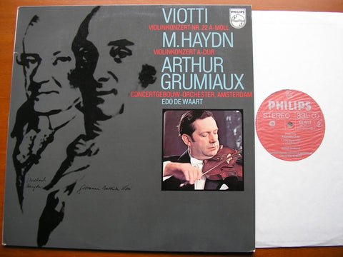 VIOTTI: VIOLIN CONCERTO No. 22 / HAYDN: VIOLIN CONCERTO in A    GRUMIAUX / COA / DE WAART   839 757 LY