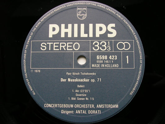 TCHAIKOVSKY: THE NUTCRACKER     DORATI / CONCERTGEBOUW ORCHESTRA    2 LP    6747 364