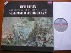 SCRIABIN: PIANO SONATAS Nos. 1 / 6 / 8 / FOUR PIECES Op. 51    ASHKENAZY    414 353