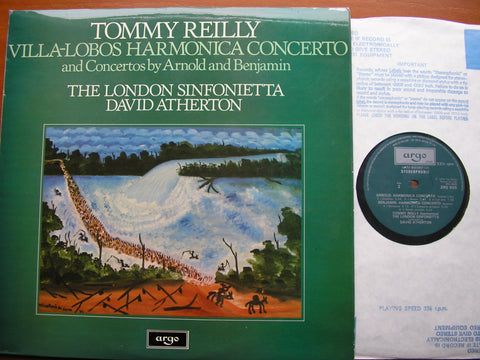 VILLA - LOBOS / ARNOLD / BENJAMIN: HARMONICA CONCERTOS   REILLY / LONDON SINFONIETTA / ATHERTON    ZRG 905