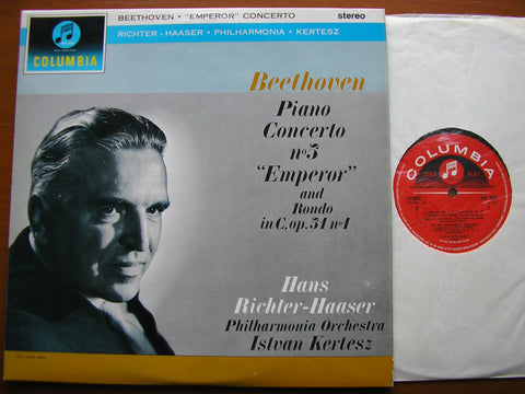 BEETHOVEN: PIANO CONCERTO NO.5 'EMPEROR'    RICHTER-HAASER / PHILHARMONIA / KERTESZ SAX 2422