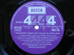 TCHAIKOVSKY: SWAN LAKE   RICCI / NETHERLANDS RADIO ORCHESTRA / FISTOULARI   3 LP   10BB 168 - 70