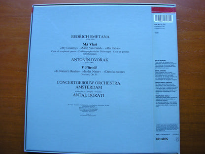 SMETANA: MA VLAST / DVORAK: IN NATURE'S REALM      DORATI / CONCERTGEBOUW ORCHESTRA   2LP    420 607