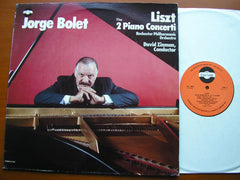LISZT: THE TWO PIANO CONCERTOS   BOLET / ROCHESTER PHILHARMONIC / ZINMAN  VCL 9001